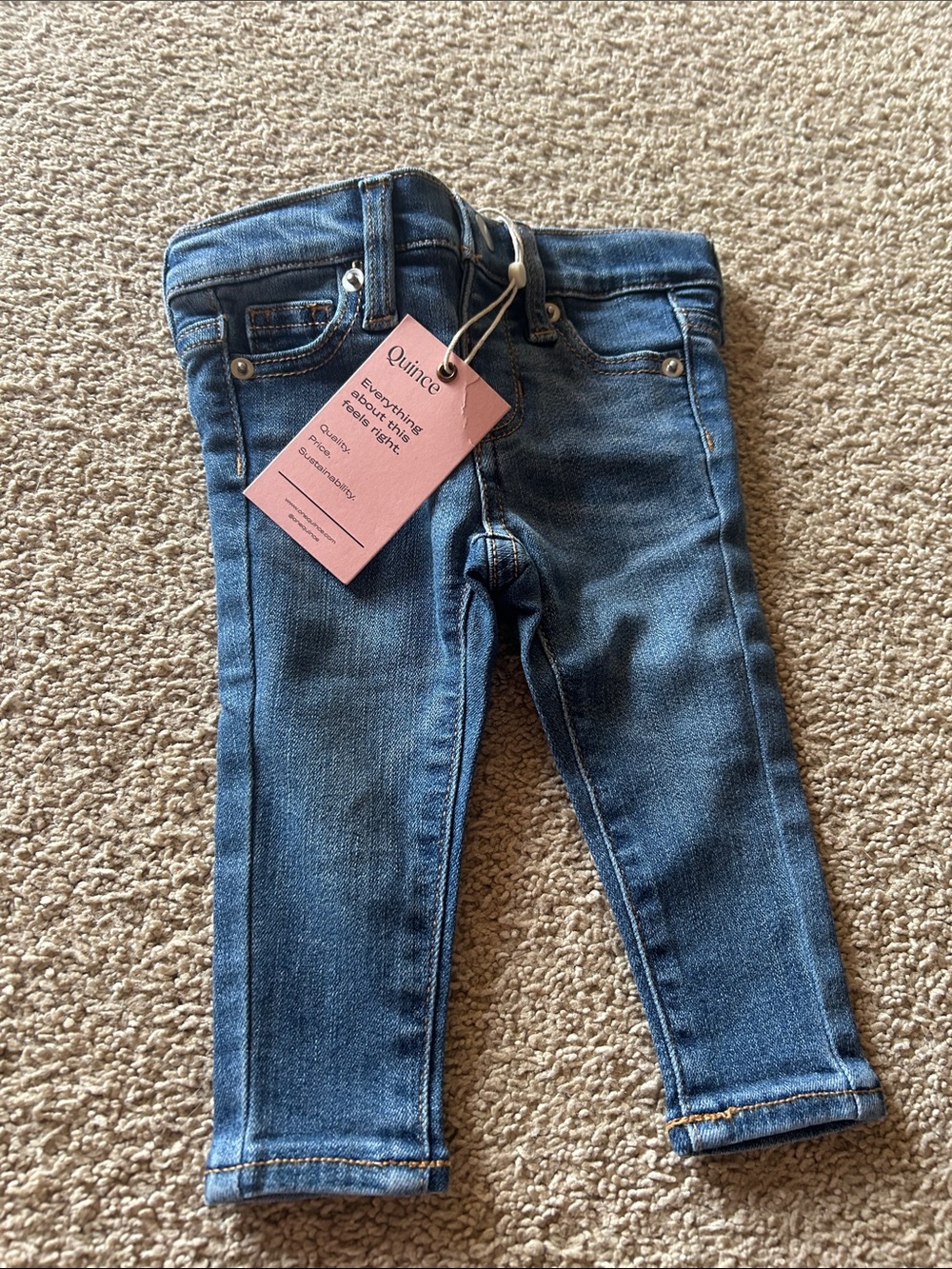Quince baby Medium Blue Denim Skinny Jeans